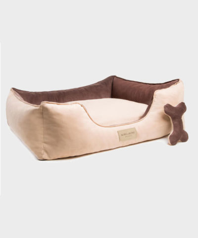 HUNDEBETT CLASSIC BRAUN VON BOWL AND BONE REPUBLIC