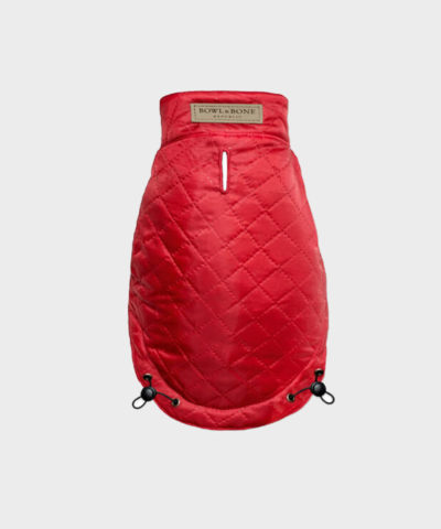 HUNDEJACKE SPIRIT ROT VON BOWL AND BONE REPUBLIC