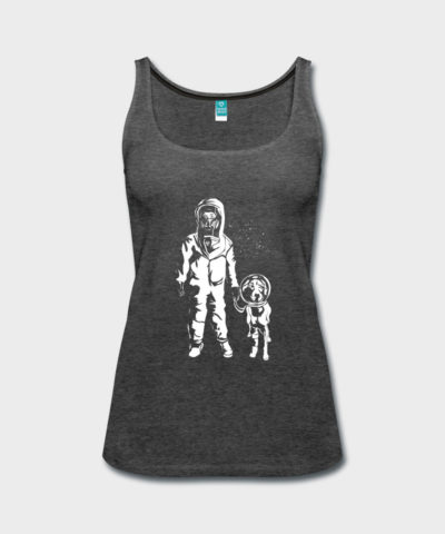 Spacewomen mit Hund | Frauen Premium Tank Top