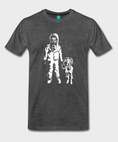 Spacewomen mit Hund | Männer Premium T-Shirt