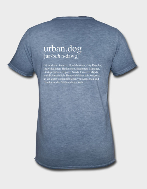 urban.dog Lautschrift | Männer Vintage T-Shirt