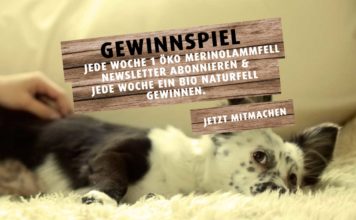 Gewinnspiel. Jede Woche 1 Bio Lammfell zu gewinnen.