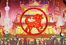 Year of the Dog mit Mickey Mouse